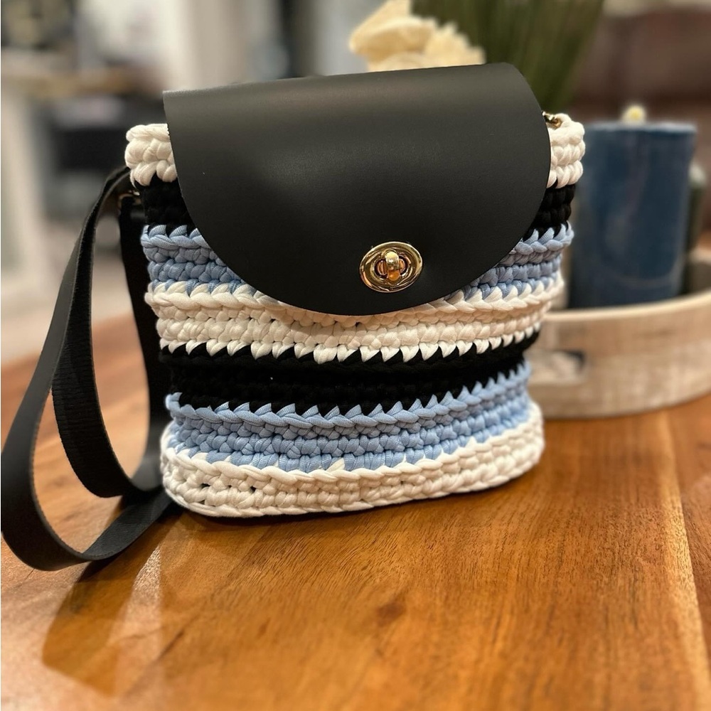 Stylish Black and Multicolor Women's Bag